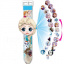 Дитячий наручний годинник Takara Tomy Ельза Frozen Різнокольоровий (385978104) Славута