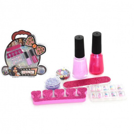 Дитячий набір для манікюру Bambi LD6126 лак 2 шт накладні нігті