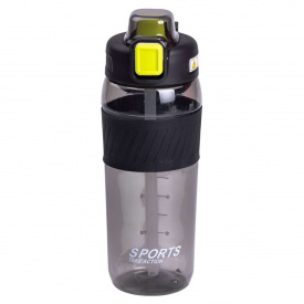 Пляшка для води YIWU Sports 600 мл Чорний (HP-14-42B)