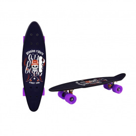 Пенні борд 24" Bambi SC20514 PU колеса з ручкою Фіолетовий