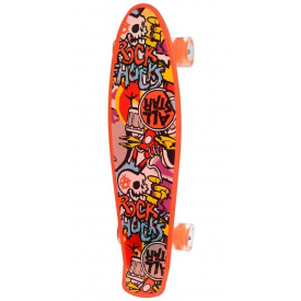 Скейт пенніборд Profi 56x14 см Помаранчевий (МS-0749-5)
