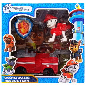 Набір героїв "Щенячий патруль" Маршал Bambi 4085-04 фігурки з аксесуарами