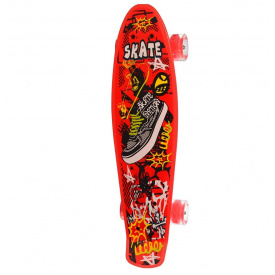 Скейт пенніборд Profi 56x14 см Помаранчевий (МS-0749-56)
