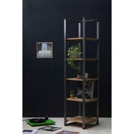 Стеллаж GoodsMetall в стиле Лофт 1600х300х300 "Рэй"