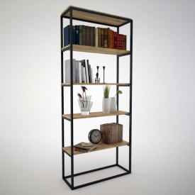 Стелаж GoodsMetall у стилі Лофт 2000х900х350 СТЖ125