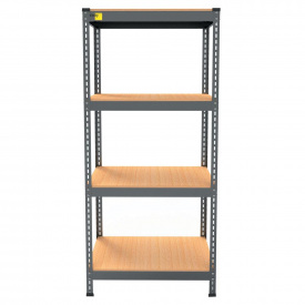 Металевий стелаж Emby Light Series 1500х600x450 мм 4 полиці ДСП до 100 кг