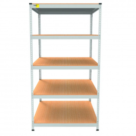 Металевий стелаж Emby Light Series 1800х900x600 мм 5 полиць ДСП до 100 кг