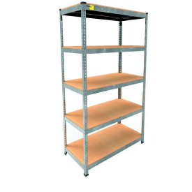 Металевий стелаж Emby Light Series 1800х900x450 мм 5 полиць ДСП до 100 кг Оцинкований