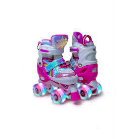 Розсувні ролики квади Scale Sports 34-37 Rainbow Pink (1973601611)