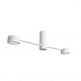 Люстра стельова MSK Electric Copter на два круглих плафони під лампи GX53 NL 8041-2 WH Білий (618771)