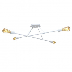 Люстра підвісна MSK Electric Asket під чотири лампи Е27 NL 10320-4 WH Білий (619550)