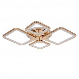 Стельова LED люстра Sunlight 5631/2+2 R Gold