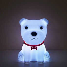 Дитячий нічник Dream Lites Puppy 7 кольорів світіння Білий SPR 148