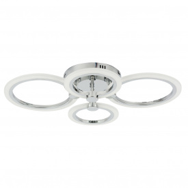 Стельова LED люстра Sunlight 5333/2+2 хром