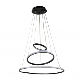 Стельова LED люстра Sunlight 6026/4+6+8 Чорний