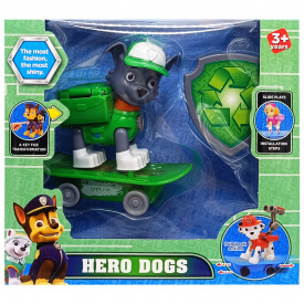 Набір героїв Щенячий патруль Роккі Bambi 6080/6070 (H) зі скейтом