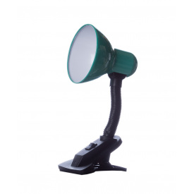 Настільна лампа на прищіпці Sunlight 108B зелений