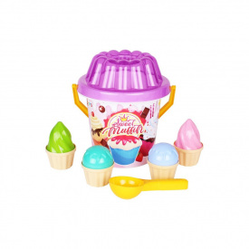 Дитячий набір "Sweet muffin" ТехноК 6382TXK для гри з піском Рожевий