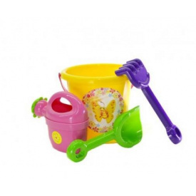 Набір пісочний Doloni Toys №1 в сітці 013555/1 Жовтий