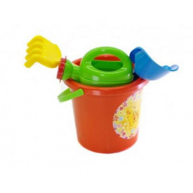 Набір пісочний Doloni Toys №1 в сітці 013555/1 Помаранчевий