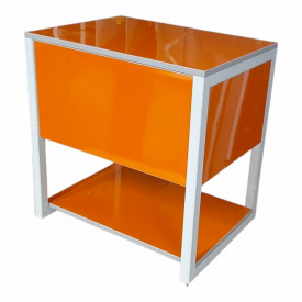 Тумба підвісна пластикова The MIX loft Sunset 60x60x45 см Orange