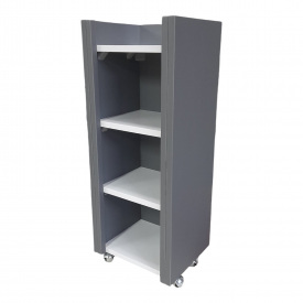 Пластикова тумба-пенал The MIX hpl plastic 1122 mat 35x90x30 см Антрацит