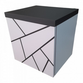 Тумба пластикова підвісна The MIX Chaos black 70х50х45 см