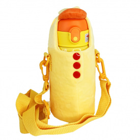 Термос-поільник з силіконовою трубочкою Курча Mega Zayka MGZ-0315 (Chicken) 560 мл