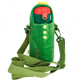 Термос-поїльник із силіконовою трубочкою Діно Mega Zayka MGZ-0315 (Dino) 560 мл