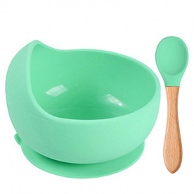 Набор силиконовой посуды 2Life Y13 2 предмета Зеленый (v-11578)