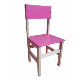 Дитячий стілець Игруша 28x28x62 см Рожевий (32р)