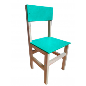 Дитячий стілець Игруша 28x28x62 см Зелений (32з)