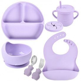 Набор посуды 2Life Y2 6 предметов Фиолетовый (v-11158)