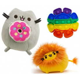 Набір іграшок 2Life Pusheen cat та Pop It 3 шт v-12407