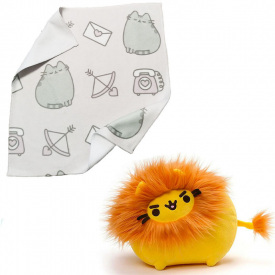 Комплект 2Life М'яка іграшка Pusheen cat 10х7см та рушник 35х35 см v-12455