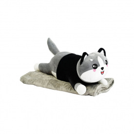 М'яка іграшка з пледом Bambi Песик (М14893)