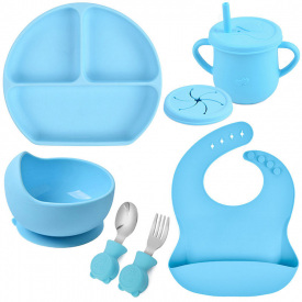 Набор посуды 2Life Y9 6 предметов Голубой (v-11165)