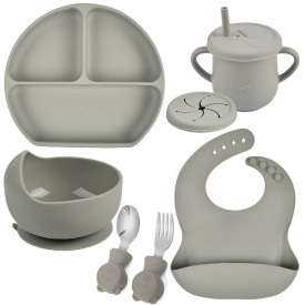 Набор посуды 2Life Y22 6 предметов Серый (v-11178)