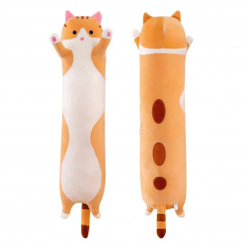 Подушка-обіймашка SBT group Кіт Оранжевий 90 см
