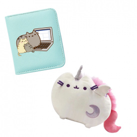 Комплект 2Life М'яка іграшка 15х12 см та Гаманець Pusheen cat v-12486