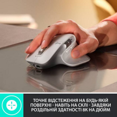 Миша Logitech MX Master 3S Performance Wireless Mouse Pale Grey (910-006560) Херсон