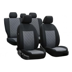 Авточехлы на сиденье для Opel Agila B 2008-2015 Pok-ter Craft Line с серой вставкой