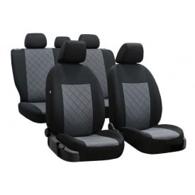 Авточехлы на сиденье для Kia Rio 1999-2005 Pok-ter Craft Line с серой вставкой