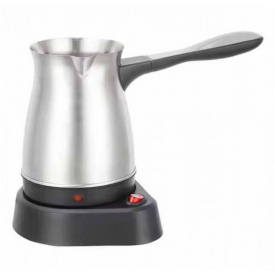 Турка електрична кавоварка на підставці з вимикачем z.e.p line ZP-207 900 мл Хром (30151397)