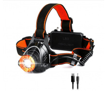 Налобный аккумуляторный фонарь X-BALOG OMERIL LD070 T6 Zoom