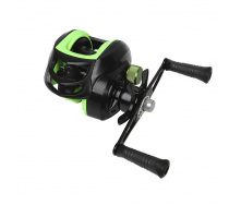 Катушка рыболовная мультипликаторная yumoshi AK 201 Black-Green Left 6294-85959