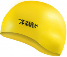 Шапочка для плавания Aqua Speed Mono Желтый One Size (1000-111-18)
