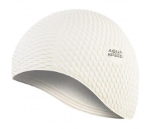 Шапочка для плавания Aqua Speed Bombastic Белый One Size (1000-104-05)