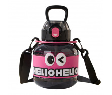 Детская бутылка для воды YIWU Hello-Hello 680 мл Черный (HP-14-46B)