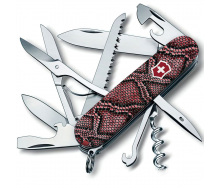 Складной нож Victorinox Huntsman Design принт Кожа питона 91 мм Разноцветный (1.3713_R2200pk)